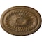 Ekena Millwork Saverne Ceiling Medallion, Hand-Painted Rubbed Bronze, 18 1/2"W x 13 1/2"H x 1 7/8"P CM18SARZS - alternate 1